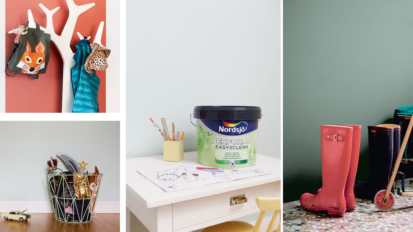 Maling som kan vaskes og ikke blir skjoldete