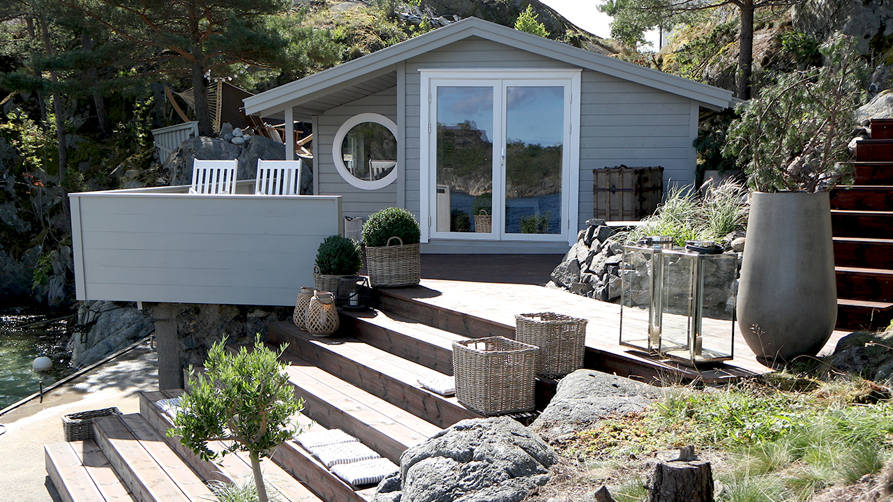 Eventyrlig oppussing av sommerhuset i Kragerø