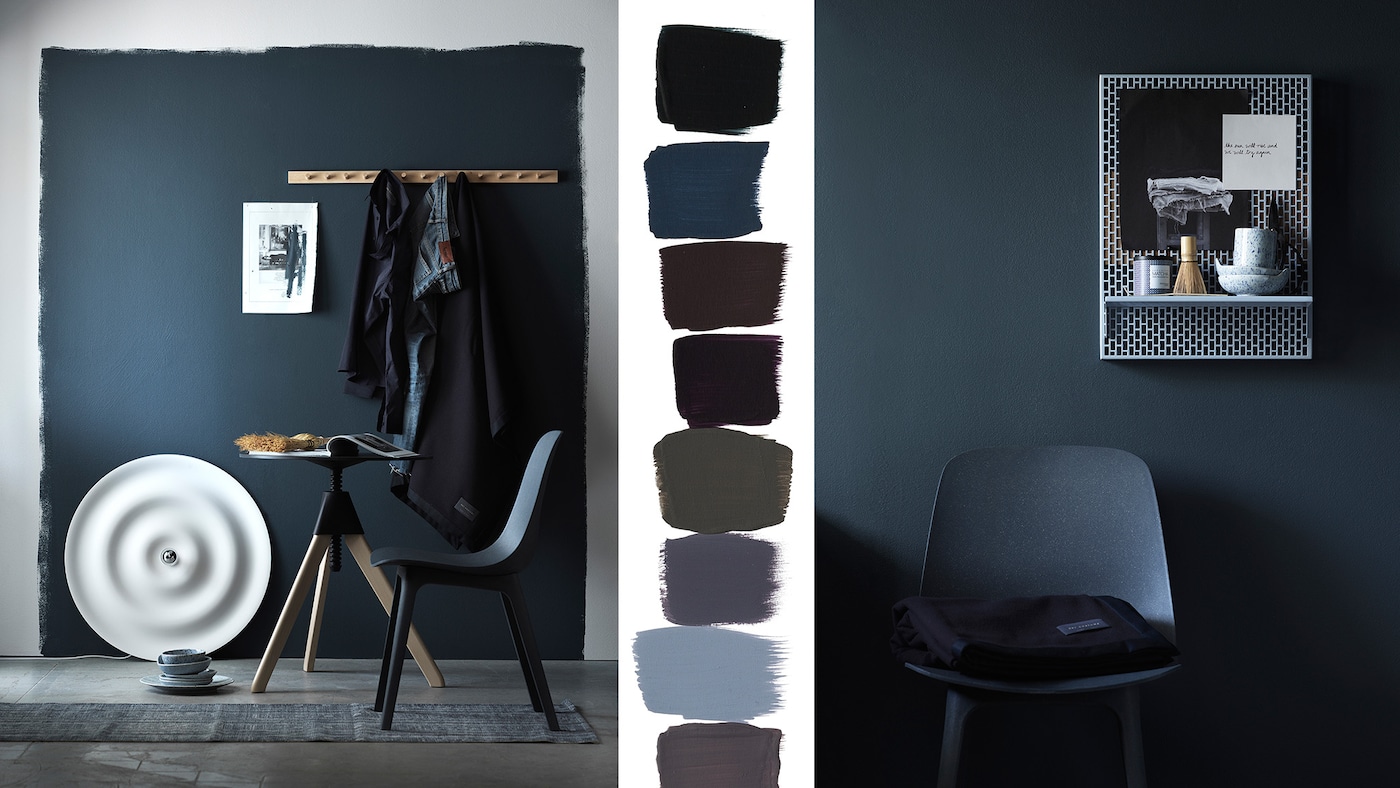 Nordsjo Dazzling Paris malt på veggen Bilder @pellahedeby Foto: Ragnar Ómarsson