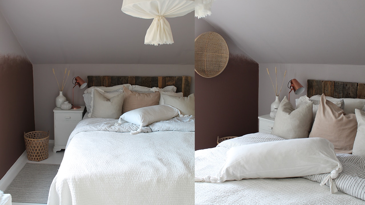 @idylloghim ombre malt gjesterom