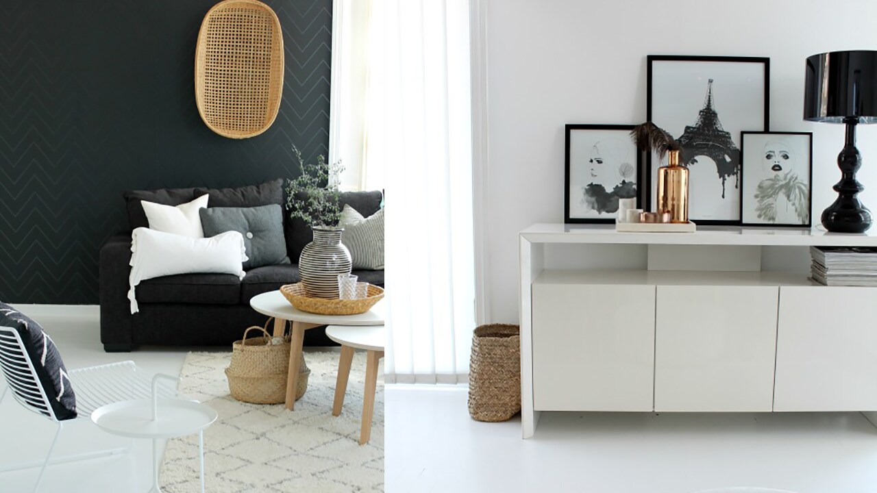 @idylloghim stue malt med NordicLight maling