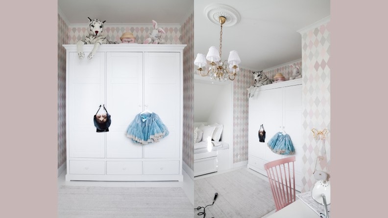 @HouseOfPhilia hvitmalt garderobeskap i basewhite 2