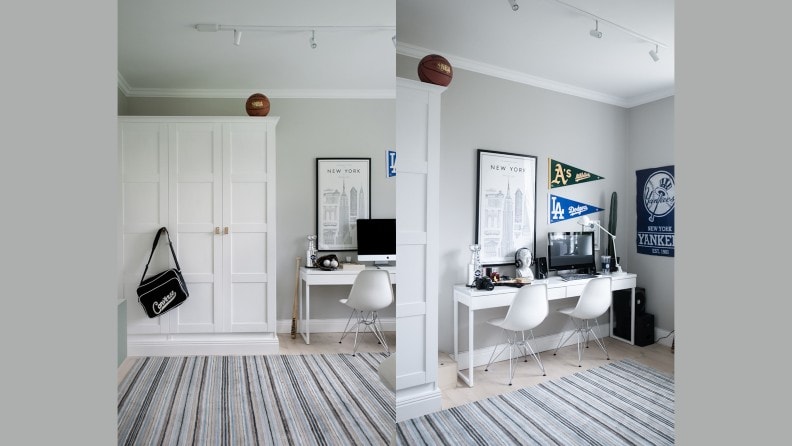 Varm grått til tenåringjente i nordvendt rom