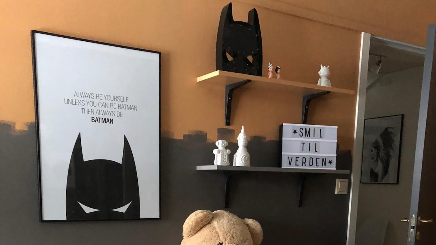 Superhelter på barnrommet
