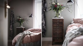 Lena Lidmans luftige soverom i nydelige naturnære farger