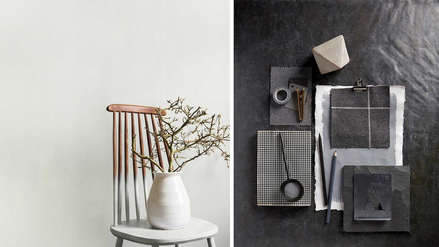 Fargekart for grå farger Greyish delights