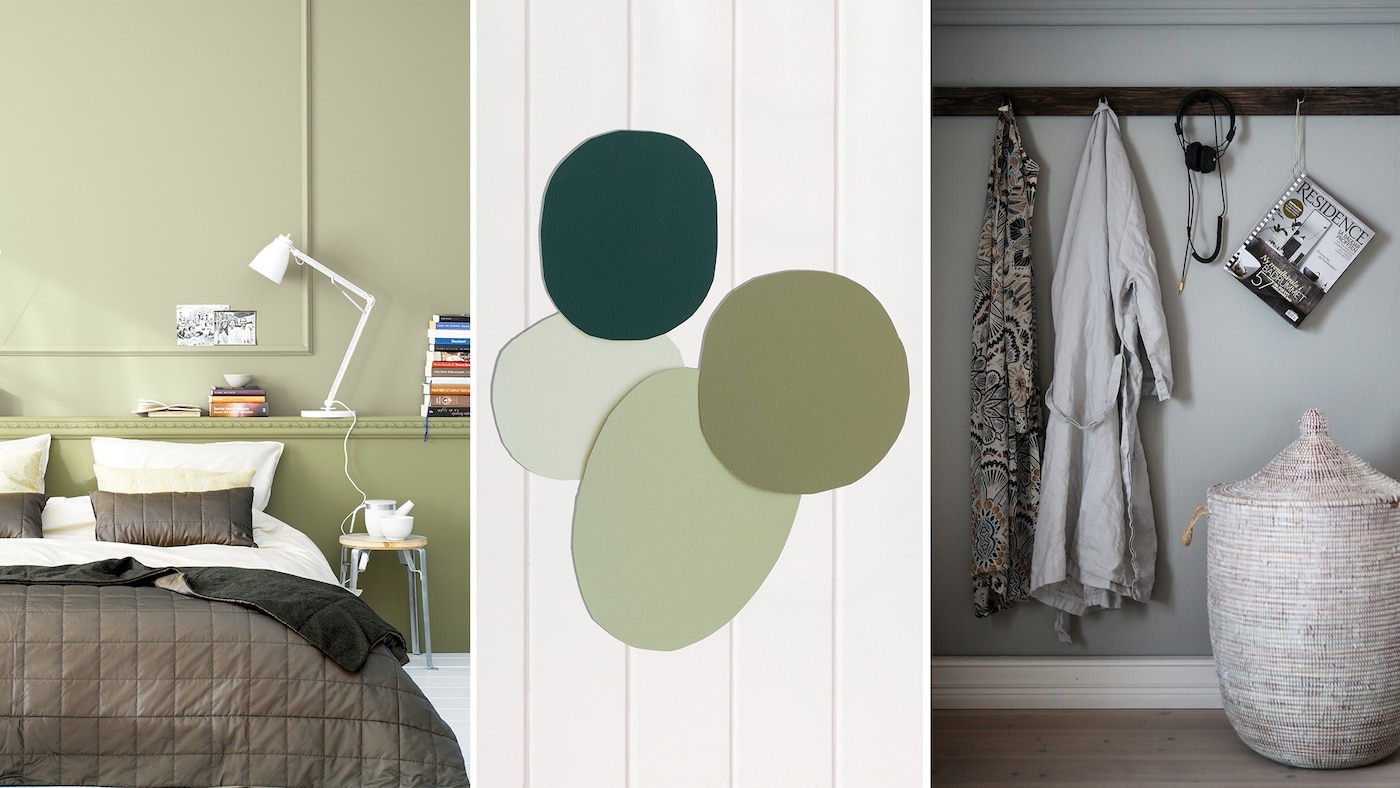 Gronn soveromsinspirasjon bilde t.h Lenalidman85