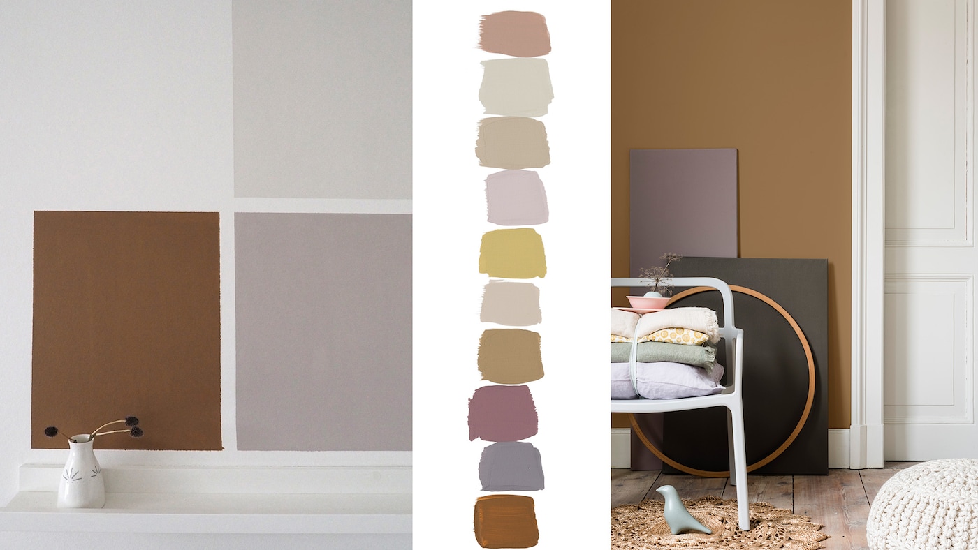 Soveromsinspirasjon gylne restful bilde t.v rosemille