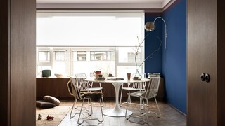 Mal spisestuen i en naturlig fargepalett