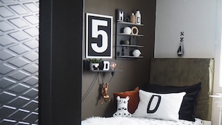 Mørke farger til ungdomsrommet