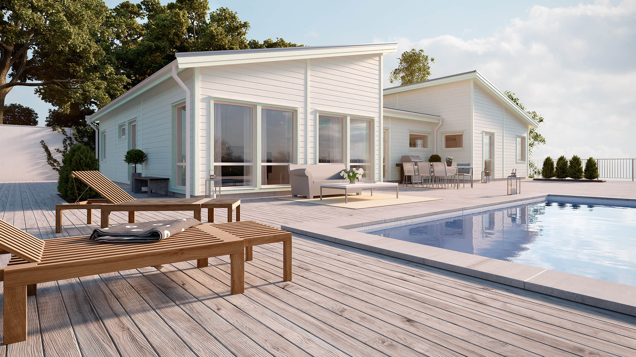 Når kan jeg begynne å beise min nye terrasse