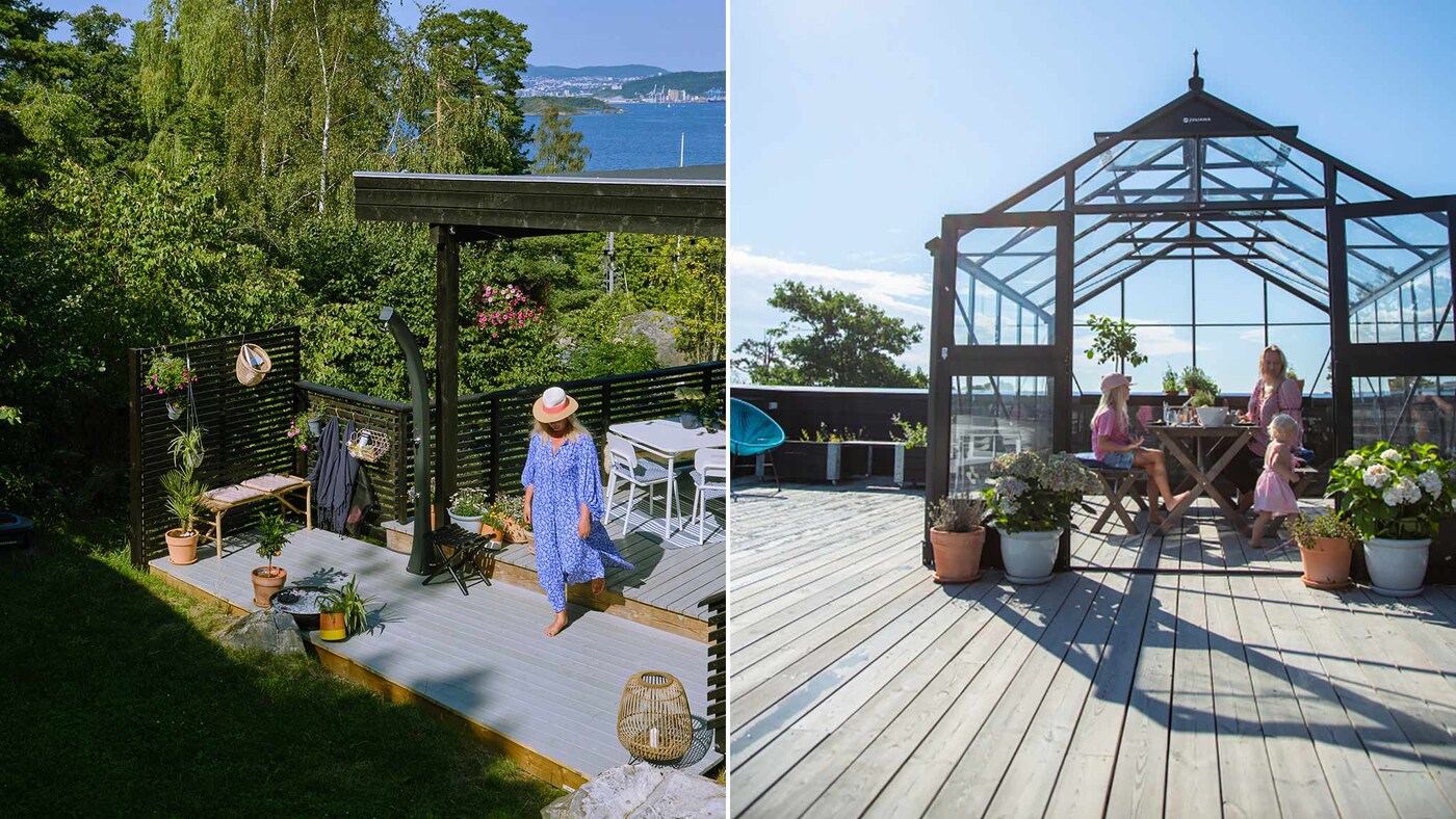 Gråbeiset takterrasse @aimforhappiness