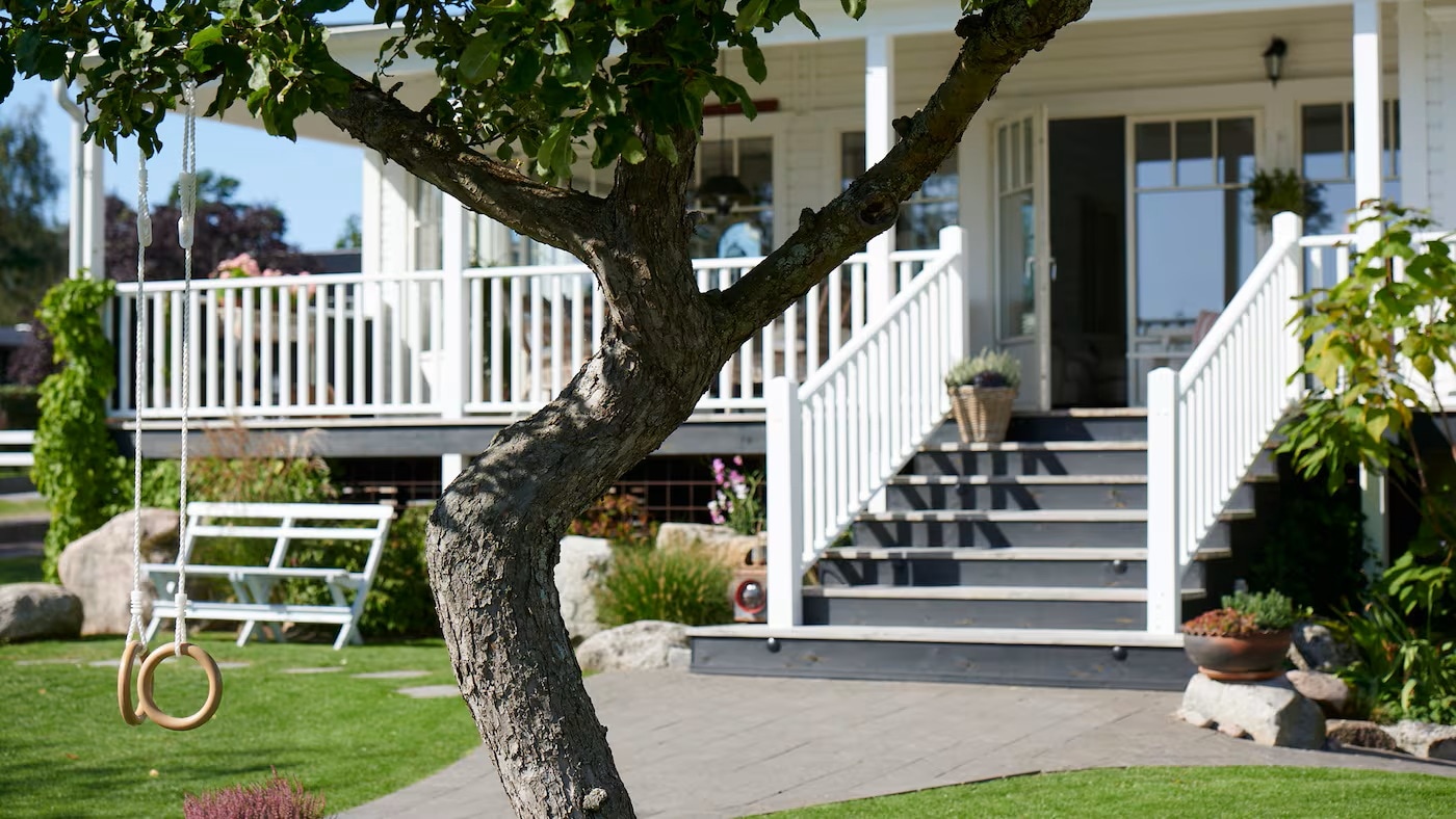 Hvite husfarger til fasaden