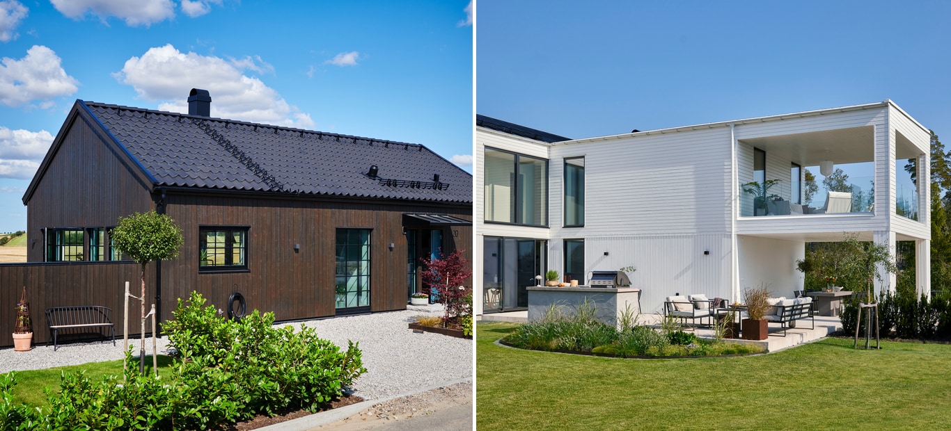 Selvrensende maling og beis til husfasaden