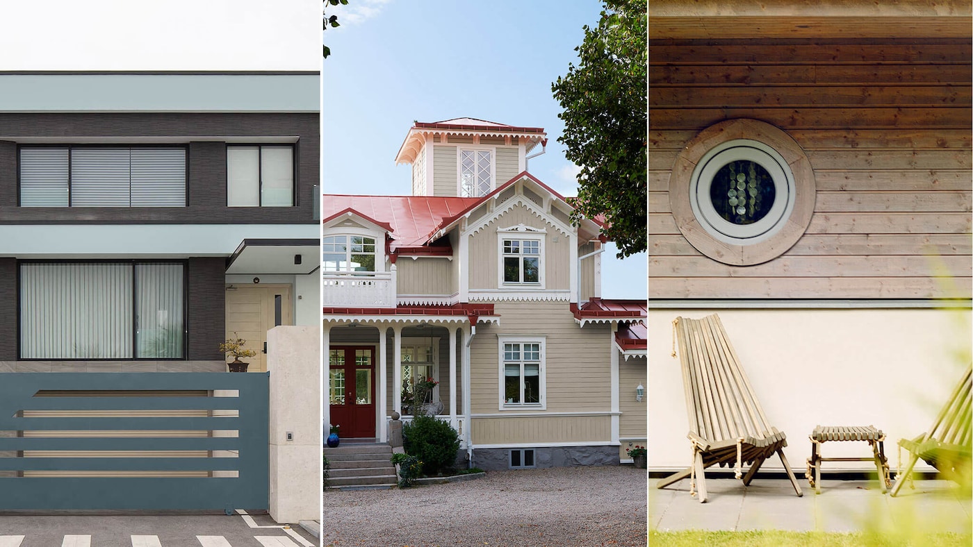 Selvrensende maling og beis til husfasaden