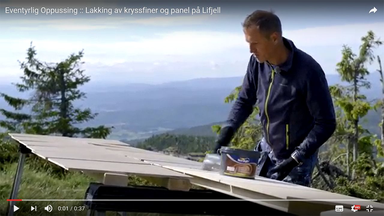 Slik beiser du kryssfiner og panel