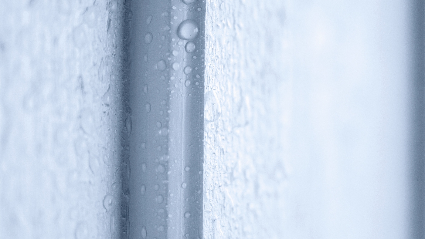 Husmalingen som er selvrensende og vasker huset. Selvrensende maling gir mindre soppvekst på husfasaden og vasker huset