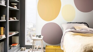 Slik maler du en oval sirkel på veggen