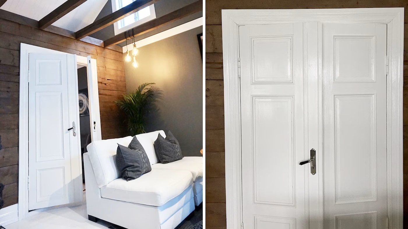 Eventyrlig Oppussing Kragerø hvitmalt paneltak