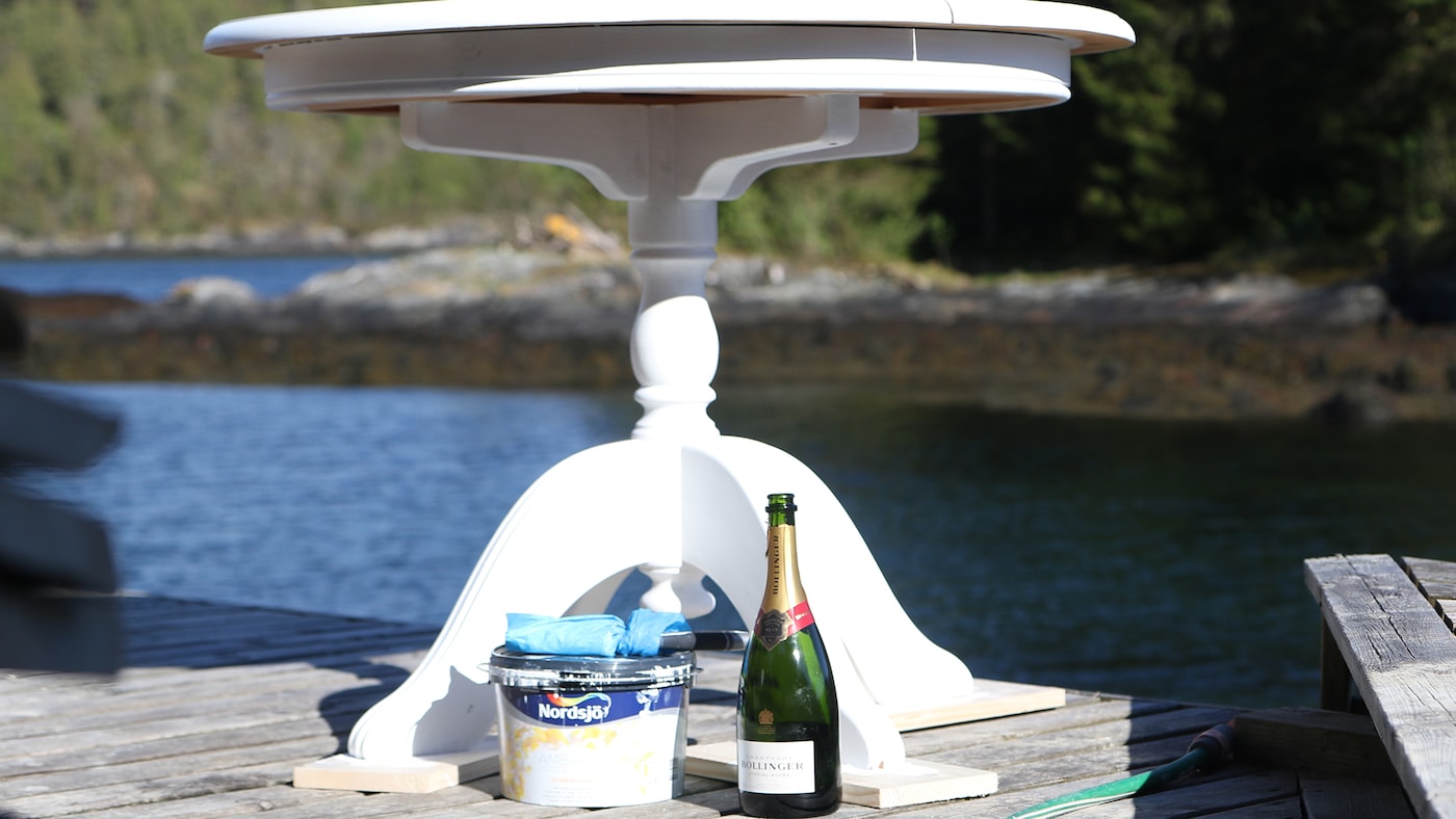 Eventyrlig Oppussing Osterøy heftgrunning på bordet