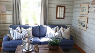 Slik maler du tømmervegger