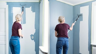 Slik maler du veggen