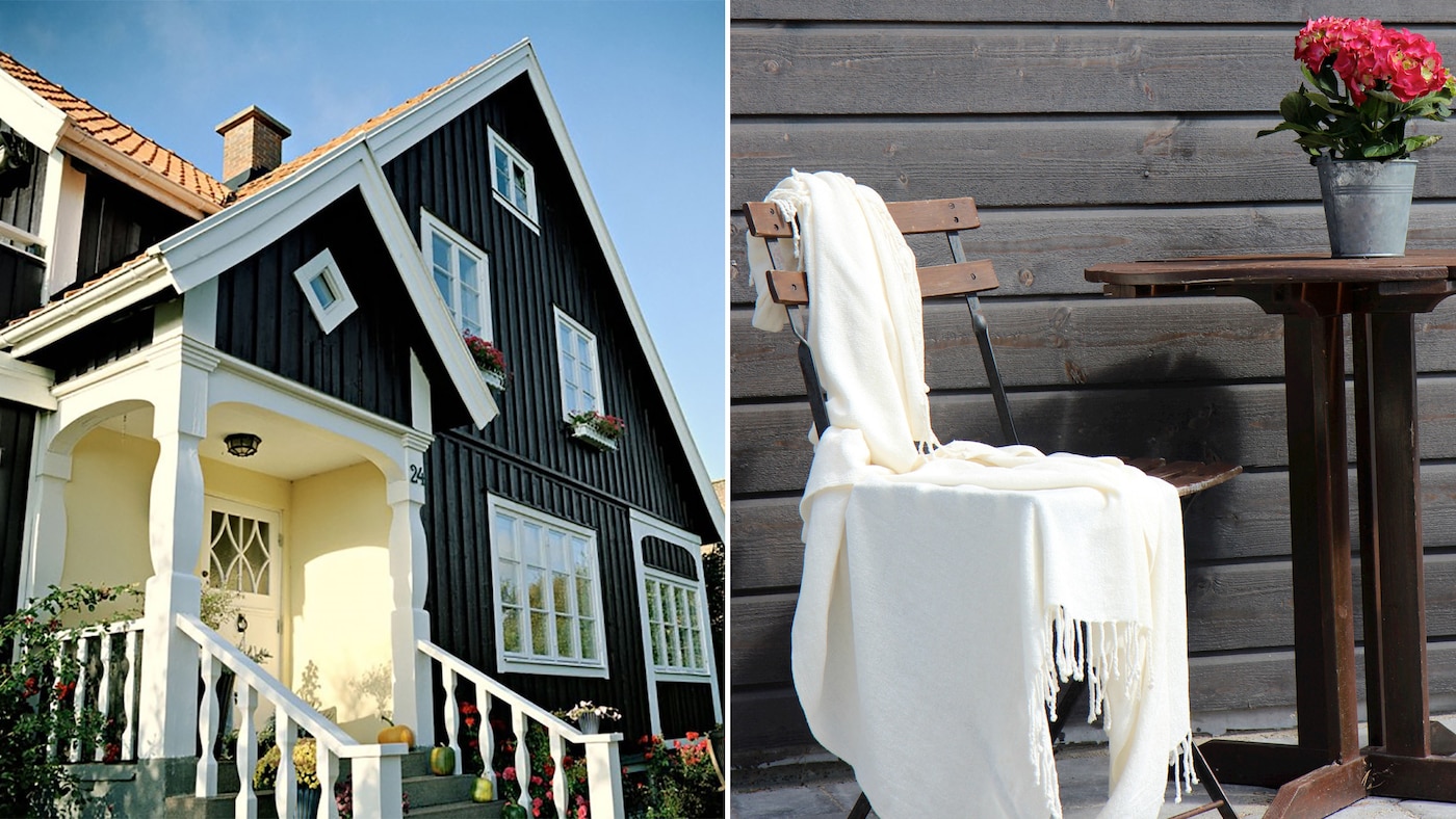 Transparent eller dekkende maling i sorte farger