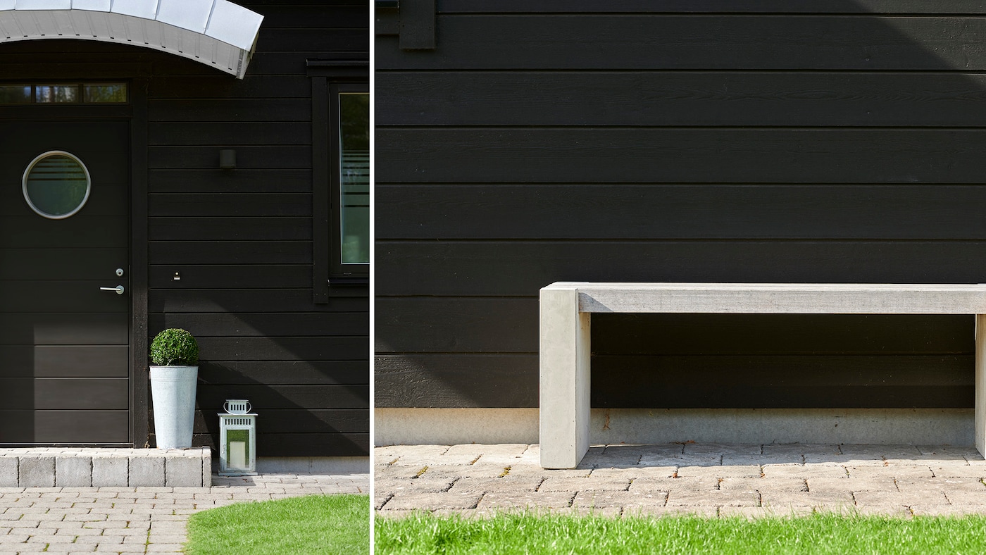 Mørkere husfarger passer godt inn i omgivelsene