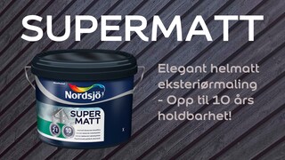 Supermatt eksteriørmaling
