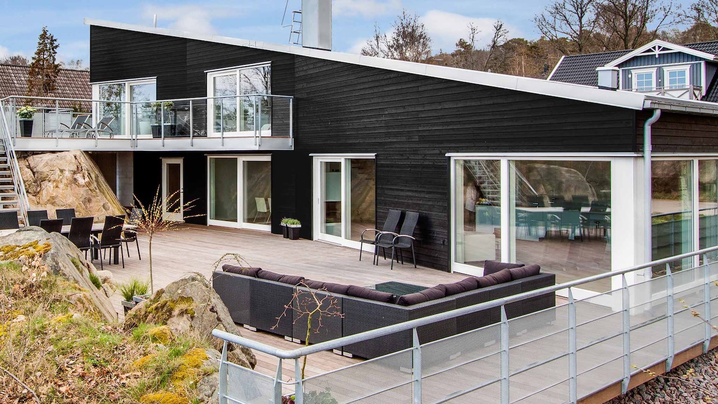 Supermatt sort husmaling