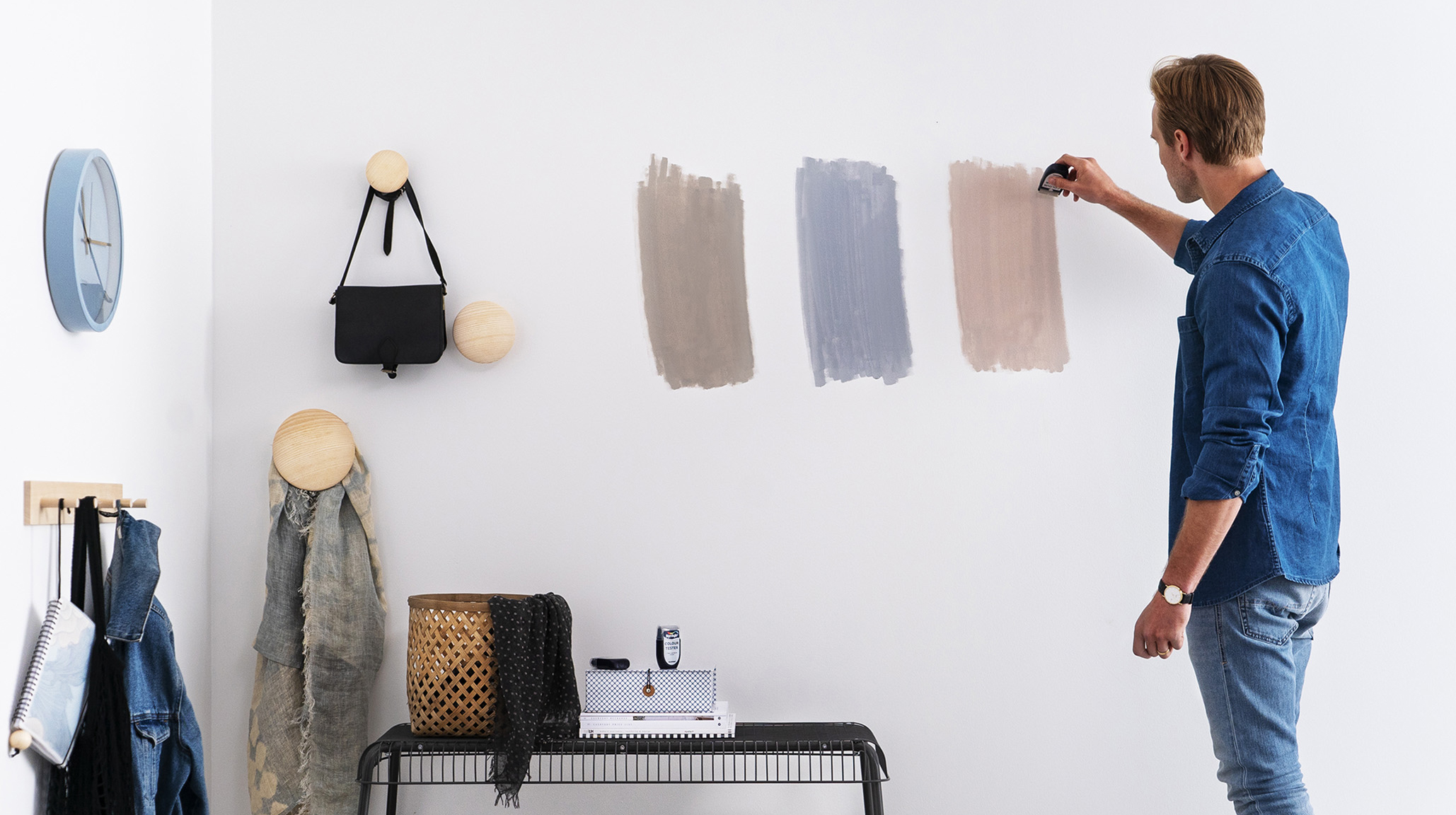 Test veggfargen på enkleste måte