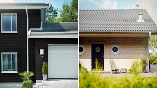 Eksteriørmaling eller -beis på fasaden