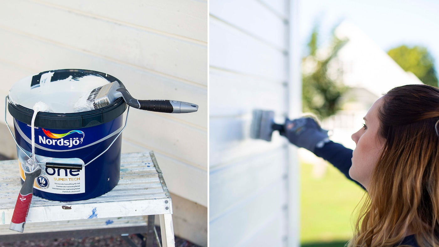 Forarbeid er viktig når du skal male hus