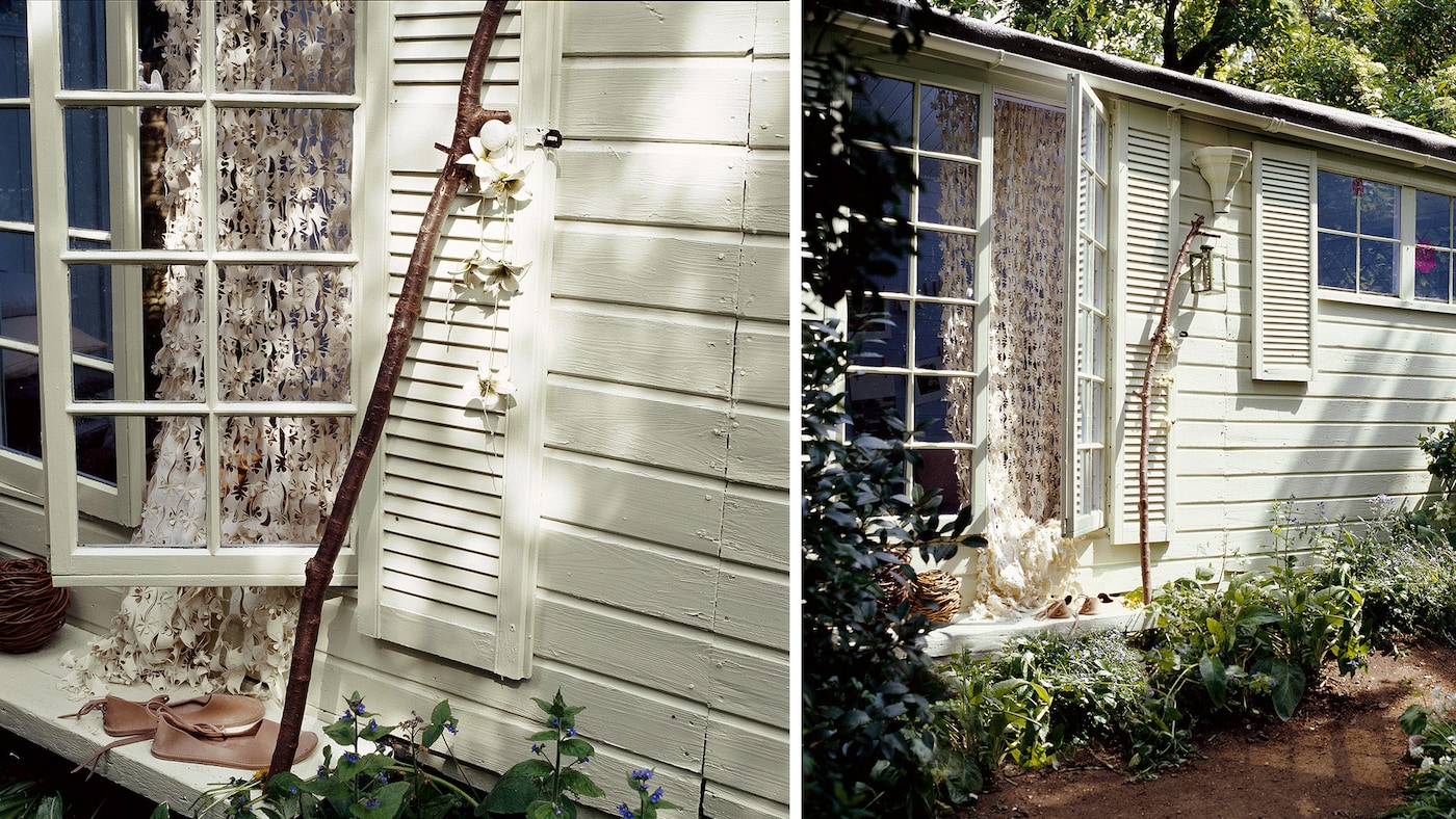 sommerhus malt med hvit farge nordsjo white