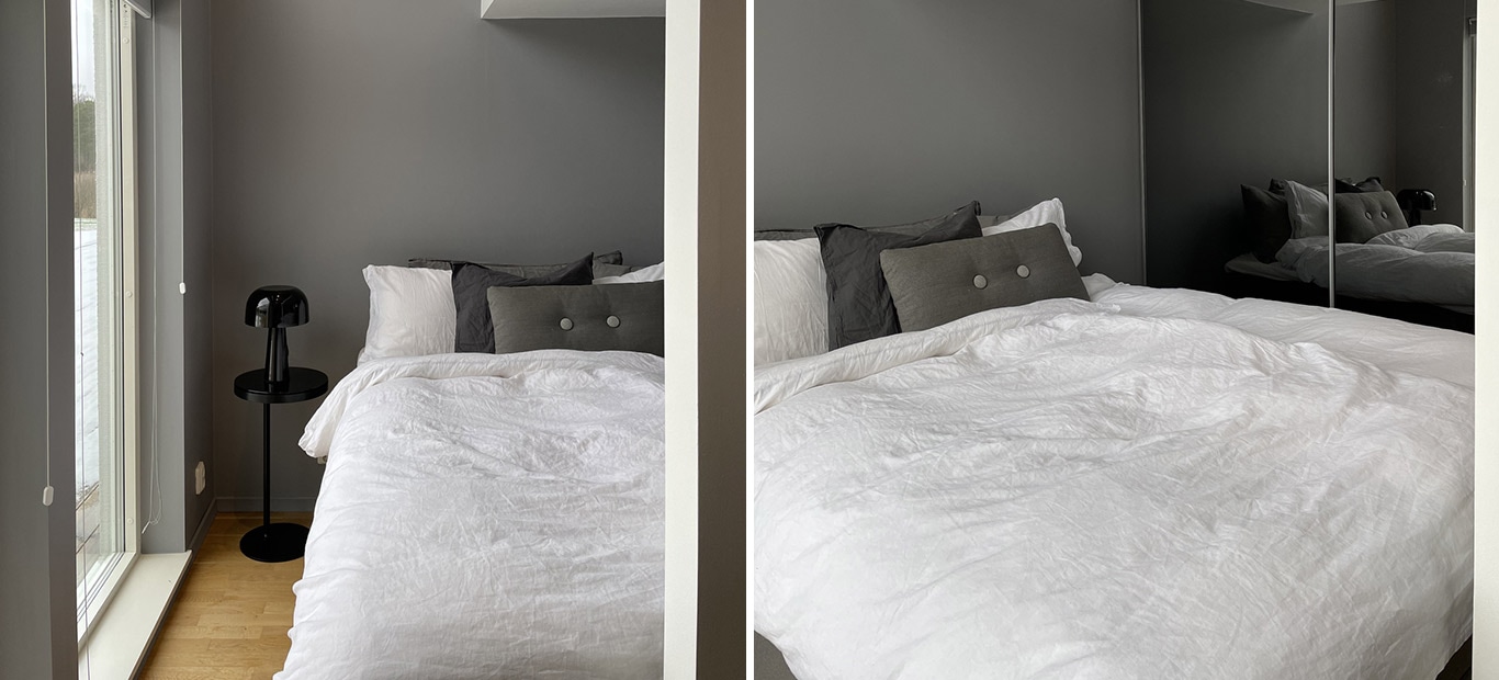 Grå vegger på tenåringrom @claudia.behnan