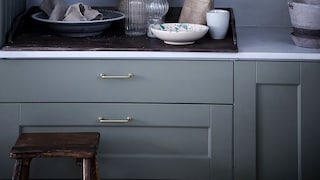 Mal kjøkkenskap og kjøkkenfronter