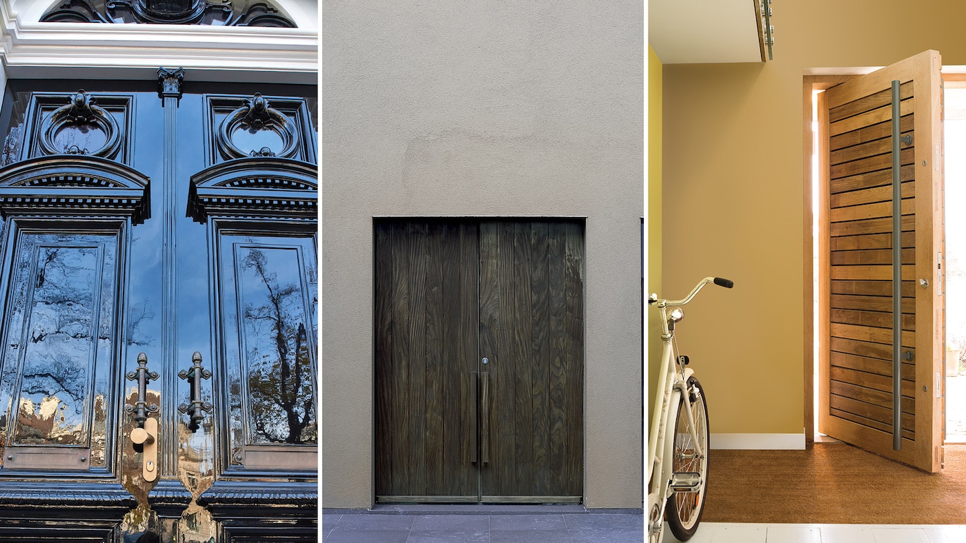 Ytterdør behandling med maling, beis eller olje