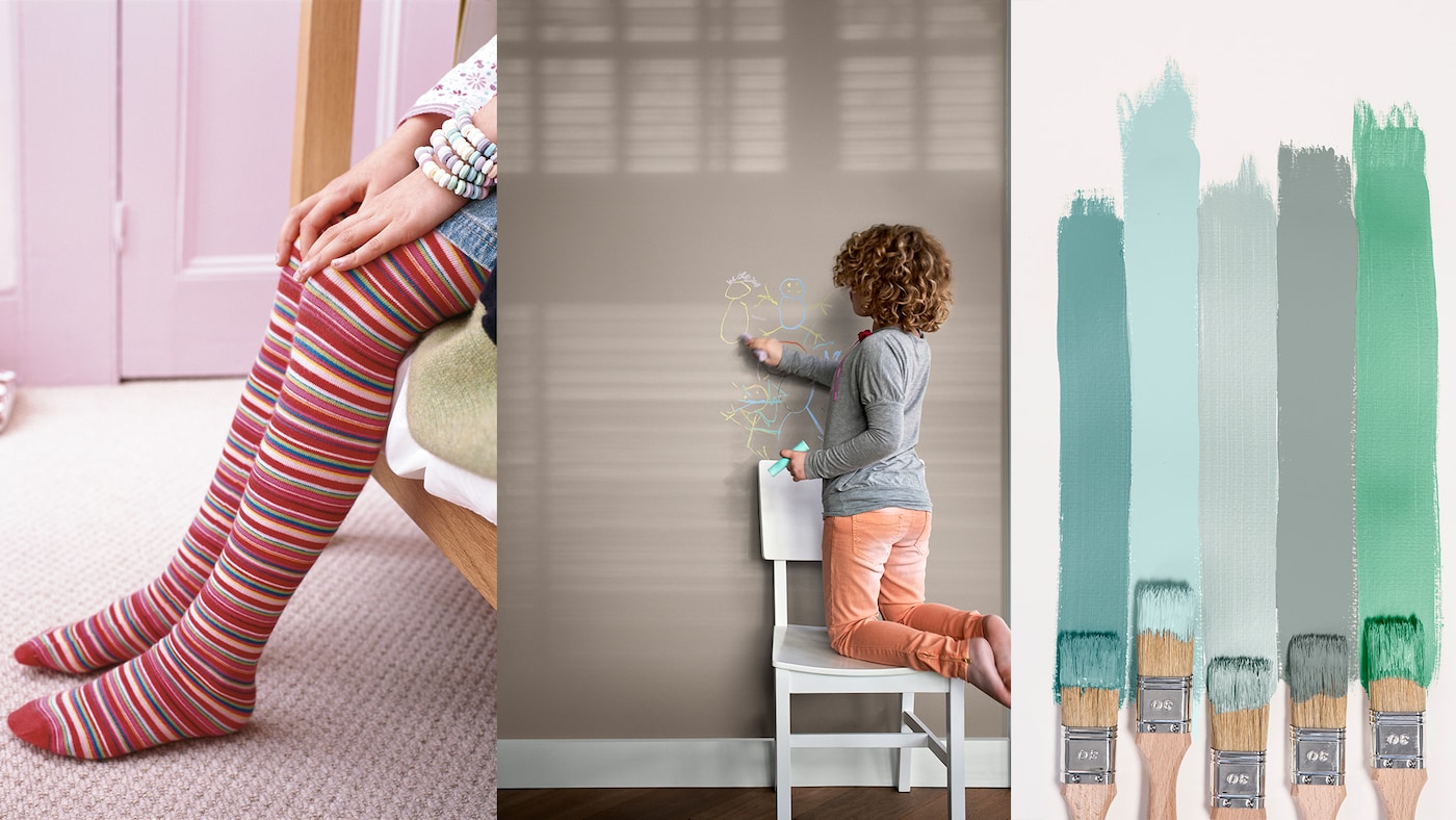 barnrumsinspiration, barnrums make-over, barnrum, färg 