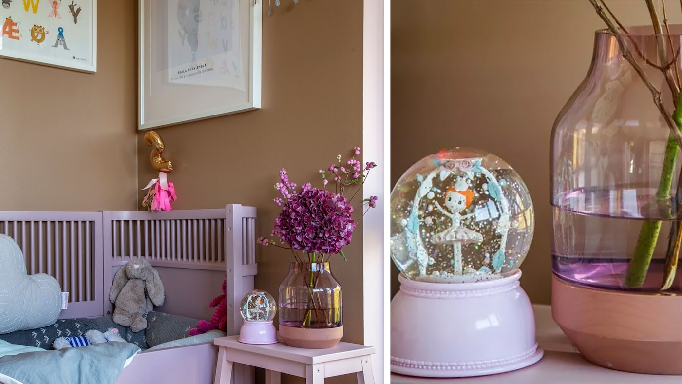 barnrumsinspiration, barnrums make-over, barnrum, färg, spiced honey, aimforhappinesspeony, rosa barnrum