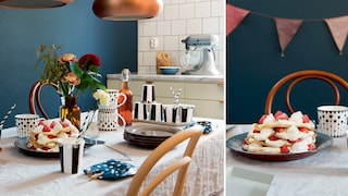 BJUD PÅ PANNKAKSKALAS EFTER KÖKSMÅLNINGEN