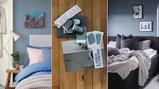 BLÅTT OCH HARMONISKT SOVRUM