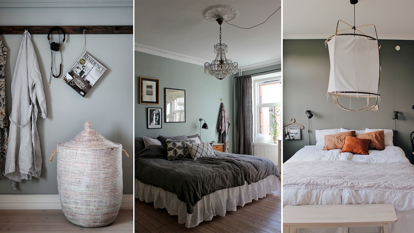 tant johannas gröna, grönt sovrum, måla grönt