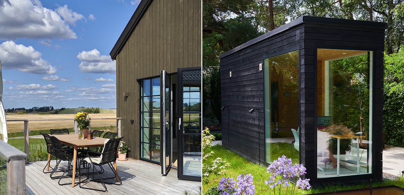 Beiset med One Transparent i fargen Scandinavian Forest og Scandinavian Black