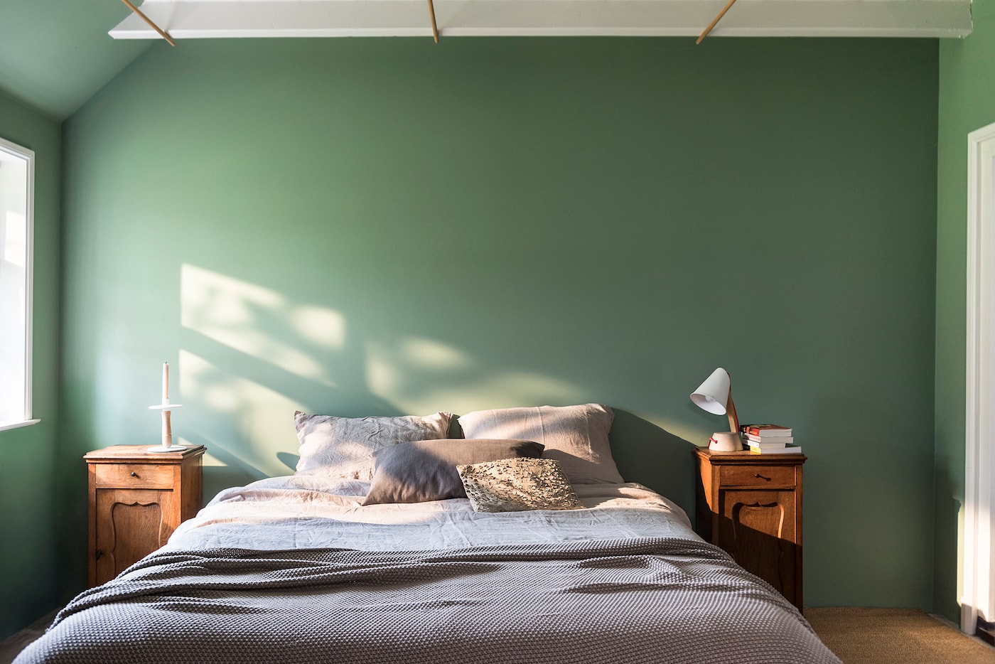 grön sovrumsinspiration, sovrum, gröna sovrum, sovrumsinspiration 