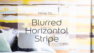 Målarteknik: Trendiga ränder på väggen