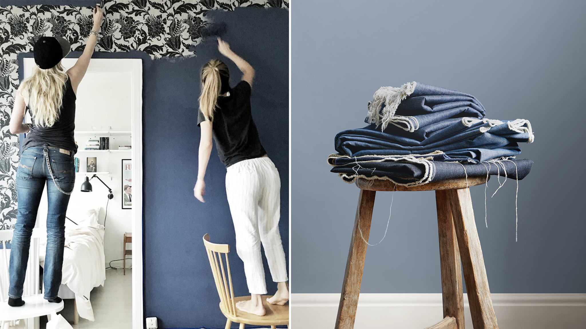 MÅLA ÖVER DIN TAPET - Såhär enkelt är det!