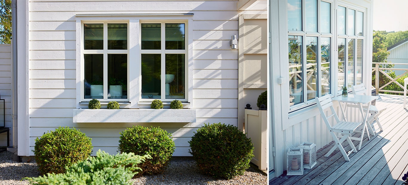 Slik maler du vinduer utvendig