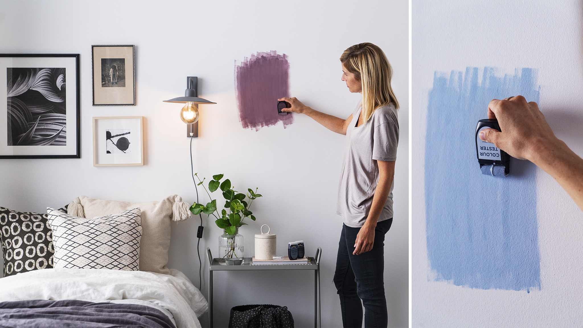 Välj rätt väggfärg med hjälp av Colour Tester