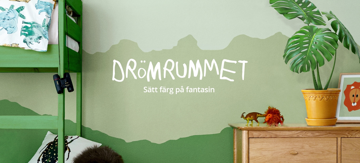 Sätt färg på fantasien på barnrummet