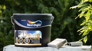 Nordsjö One Supreme er en moderne halvmatt miljømerket fasademaling